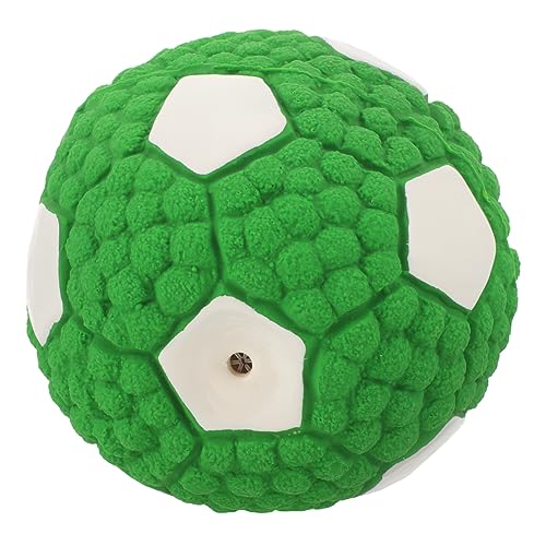 IMIKEYA Hundefußball aus Kleiner Interaktiver Welpenball mit Quietscher für Freien und Drinnen Fördert die Aktivität Training Kleiner und Welpen von IMIKEYA