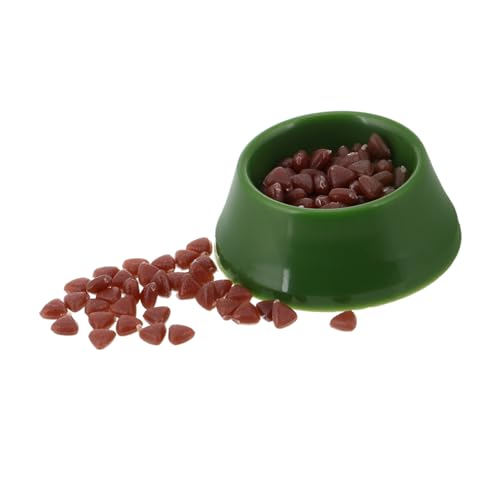 IMIKEYA Hundenapf-Modell Miniatur -lebensmittelspielzeug Green Plastik von IMIKEYA
