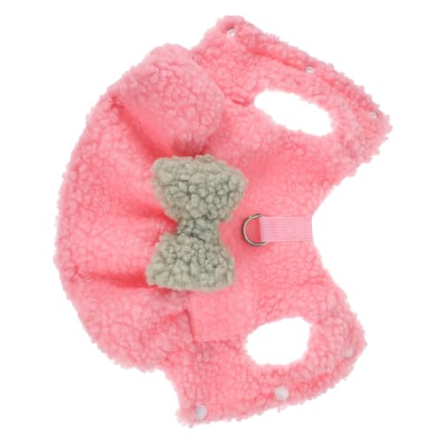 IMIKEYA Hundepullover Für Welpen Weicher Und Warmer Schickes Design Mit Schleifenmuster Bequeme Winterkleidung Für Kleine Für Kalte von IMIKEYA