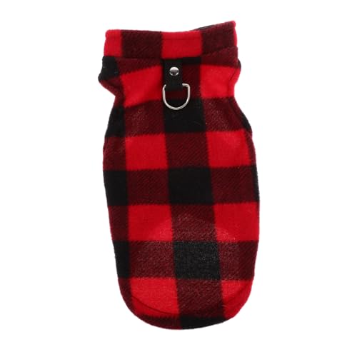 IMIKEYA Hundeweste Für Kleine Und Mittelgroße Ärmelloser Pullover Mit D Ring Leinenbefestigung Rotes Und Schwarzes Karomuster Für Herbst Und Winter Haustierbedarf IMIKEYA Hundeweste Für Kleine Und Mittelgroße Ärmelloser Pullover Mit D Ring Leinenbefestigung Rotes Und Schwarzes Karomuster Für Herbst Und Winter Haustierbedarf von IMIKEYA