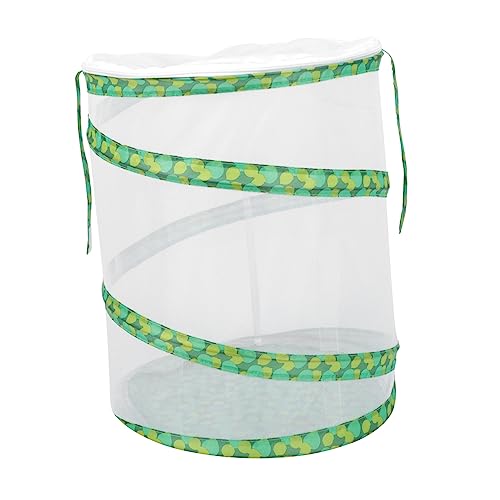 IMIKEYA Insekten-Terrarium Netz Behälter Für Insektenzucht Insektenbehälter Atmungsaktiver Schmetterlingskäfig Insektensammler Für Polyestertuch Green von IMIKEYA