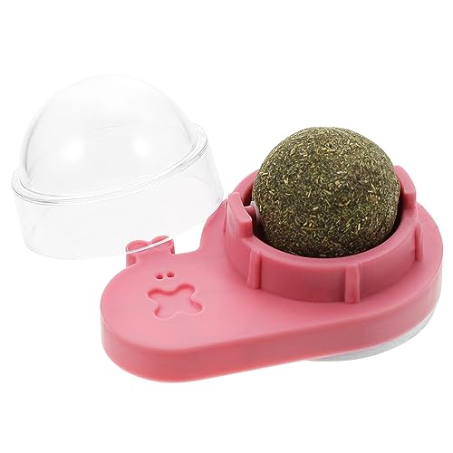 IMIKEYA Katzenminzen Ball für Katzen Leckspielzeug zur Zahnpflege Interaktives für Indoor Katzen Fördert Spielverhalten und Stress Effiziente Zahnreinigung IMIKEYA Katzenminzen Ball für Katzen Leckspielzeug zur Zahnpflege Interaktives für Indoor Katzen Fördert Spielverhalten und Stress Effiziente Zahnreinigung von IMIKEYA