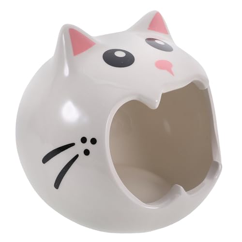 IMIKEYA Keramische Hamster Hütte Für Nager Großes Tierheim Für Hamster Und Meerschweinchen Für Chinchillas Und Andere Kleintiere Haustierversteck von IMIKEYA