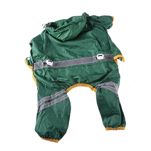 IMIKEYA Kleiner Hunderegenmantel Aus Leichter Regenhoodie Mit Reflektierenden Details Für Kleine Und Welpen Wie Und Pomeranian S von IMIKEYA