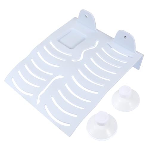 IMIKEYA Kletterplattform für Schildkröten Große Sichere Basking Dock mit Saugnäpfen und Fütterungsschale für Aquarien und Reptilienbecken Langlebiges Design für Optimale von IMIKEYA