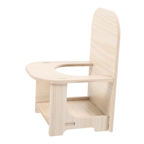 IMIKEYA Miniaturstuhl Für Hamster Futterstuhl Für Kleine Tiere Haltbares Spielzeug Für Hamster Und Meerschweinchen Zur Dekoration Und Präsentation von IMIKEYA