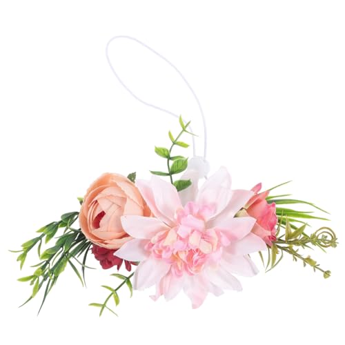 IMIKEYA Kopfbedeckung für Haustiere Verstellbarer Blumenkranz für Katzen für Hochzeiten und Feiern Attraktives Design für Besondere Anlässe Einzigartiger von IMIKEYA