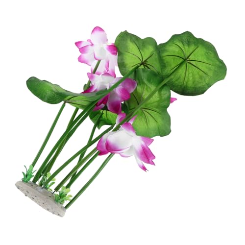 IMIKEYA Künstliche Aquarium Pflanzen Lotusblumen Dekoration für Aquarien Plastik Wasserpflanzen Sicher für Fische zu Reinigen Teiliges IMIKEYA Künstliche Aquarium Pflanzen Lotusblumen Dekoration für Aquarien Plastik Wasserpflanzen Sicher für Fische zu Reinigen Teiliges von IMIKEYA