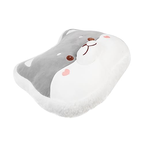 IMIKEYA Kuscheliger Hundekissen Plüsch für Erwachsene Cartoon Haustier Pillow mit Weichem Stoff Schlafkissen oder Dekoration für Zuhause Geschenkidee von IMIKEYA