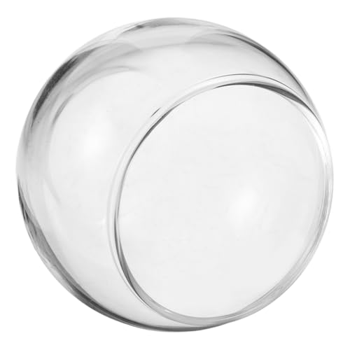 IMIKEYA Mini Aquarium Kleines Aquarium Kleines Fischglas Kleines Schildkrötenbecken Fischglas Pflanzgefäß Rundes Fischglas Mini Tischaquarium Rundes Becken Terrariumschale von IMIKEYA