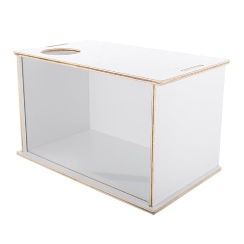 IMIKEYA Multifunktions Sandbad für Kleintiere Holz Chinchilla Badewanne mit Acrylabdeckung für Hamster Rennmäuse und Meerschweinchen zu Reinigen Langlebig IMIKEYA Multifunktions Sandbad für Kleintiere Holz Chinchilla Badewanne mit Acrylabdeckung für Hamster Rennmäuse und Meerschweinchen zu Reinigen Langlebig von IMIKEYA