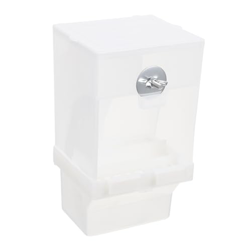 IMIKEYA Papageien Fütterungsbox Mit Spritzschutz Transparente Futterstation Für Automatischer Futterspender Für Wellensittiche Und Andere Kapazität von IMIKEYA