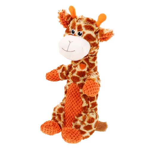IMIKEYA Plüsch Giraffen für Interaktives Quietschspielzeug Kuscheliges Kauspielzeug für Welpen Fördert Bewegung und Zahnpflege für Drinnen und Draußen IMIKEYA Plüsch Giraffen für Interaktives Quietschspielzeug Kuscheliges Kauspielzeug für Welpen Fördert Bewegung und Zahnpflege für Drinnen und Draußen von IMIKEYA