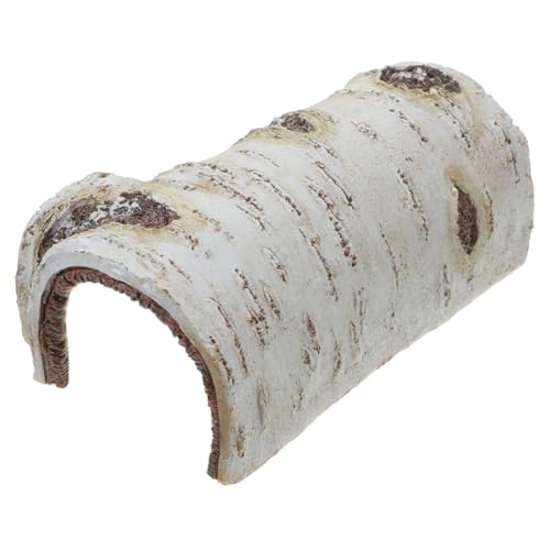 IMIKEYA Realistic Bark Cave for Reptiles Large Resin Aquarium Ornament for Aquariums Fish Tanks and Terrariums Durable and Reusable Decoration IMIKEYA Realistic Bark Cave for Reptiles Large Resin Aquarium Ornament for Aquariums Fish Tanks and Terrariums Durable and Reusable Decoration von IMIKEYA