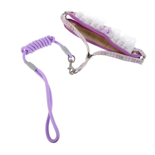IMIKEYA Satz Hundeleine süßes Hundegeschirr Gehgeschirr für Welpen Welpenleine für kleine Hunde Katzenwestegurt Hund Walking -Geschirr Zugseil für Welpen Kätzchenkabelbaum und Leine Nylon von IMIKEYA