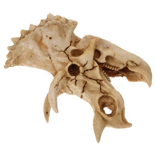 IMIKEYA Schädel Versteck aus Harz für Reptilien Eidechsen Schildkröten als Dekoration und Rückzugsort für Terrarien und Aquarien Sicher IMIKEYA Schädel Versteck aus Harz für Reptilien Eidechsen Schildkröten als Dekoration und Rückzugsort für Terrarien und Aquarien Sicher von IMIKEYA