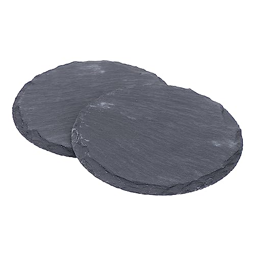 IMIKEYA Schieferplatte Deko Terrarium 2 Stück Wasserschale Für Schildkröten - Futternapf Aus Grauem Schiefer - Ideal Für Bartagame Und Geckos Perfekt Für Lebensräume Und IMIKEYA Schieferplatte Deko Terrarium 2 Stück Wasserschale Für Schildkröten - Futternapf Aus Grauem Schiefer - Ideal Für Bartagame Und Geckos Perfekt Für Lebensräume Und von IMIKEYA