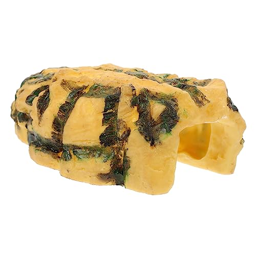 IMIKEYA Schildkrötenharzmodell Mit Kletterplattform Und Versteckhöhle Für Aquarien Terrarien Haustierzubehör Lebensechte Dekoration Für Natürliche von IMIKEYA