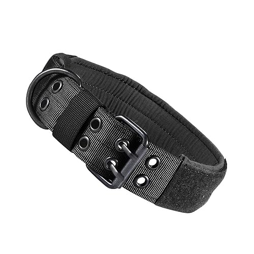 IMIKEYA Taktisches Nylon Hundehalsband Für Kleine Und Mittelgroße Verstellbar Mit Metallschnalle Für Training Und Outdoor Aktivitäten Ring von IMIKEYA