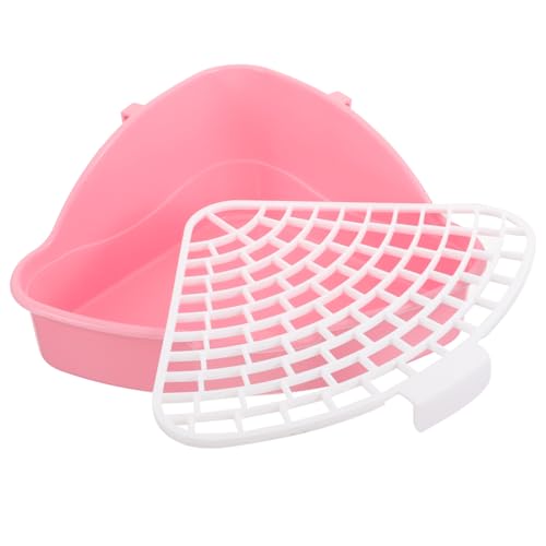 IMIKEYA Toilette Aus Dreieckige Ecktoilettenbox Für Kleine Haustiere Zu Reinigen Platzsparend Und Spritzwassergeschützt Für Innenräume Und Training IMIKEYA Toilette Aus Dreieckige Ecktoilettenbox Für Kleine Haustiere Zu Reinigen Platzsparend Und Spritzwassergeschützt Für Innenräume Und Training von IMIKEYA