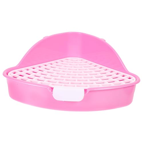 IMIKEYA Toilette Für Kleine Haustiere Pinkes Töpfchen Für Chinchillas Meerschweinchen Und Haustier Toiletten Trainer Für Stubenreine Erziehung Tierbedarf von IMIKEYA