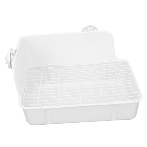 IMIKEYA Toilette für Nager Wiederverwendbare Hasen Toilettenschale Praktische und Langlebige Käfig Toilette für Meerschweinchen und Hamster zu Reinigen Kompakt von IMIKEYA