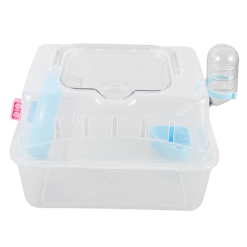 IMIKEYA Tragbarer Hamsterkäfig Transparente Transportbox für Kleintiere für Reisen mit Hamstern Mäusen und Anderen Nagetieren Sicheres Design Vielseitig Einsetzbar IMIKEYA Tragbarer Hamsterkäfig Transparente Transportbox für Kleintiere für Reisen mit Hamstern Mäusen und Anderen Nagetieren Sicheres Design Vielseitig Einsetzbar von IMIKEYA