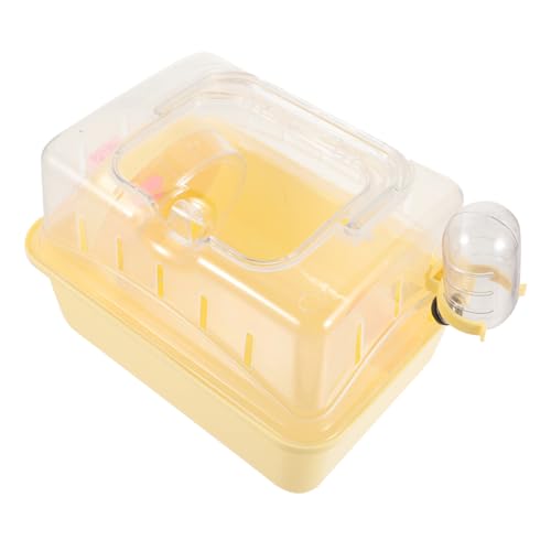 IMIKEYA Transparente Hamstertransportbox Für Außenbereich Hamster Box Mit Dach Für Hamster Und Meerschweinchen Design von IMIKEYA