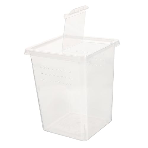 IMIKEYA Transparente Reptilienzuchtbox Futterbox für Insekten und Reptilien und Kompakt für Spinnen Schnecken und Eidechsen IMIKEYA Transparente Reptilienzuchtbox Futterbox für Insekten und Reptilien und Kompakt für Spinnen Schnecken und Eidechsen von IMIKEYA