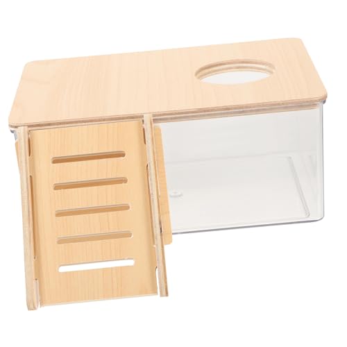 IMIKEYA Transparentes Hamster Badezimmer Mit Holzleiter Sandbadebox Für Hamster Mäuse Und Kleine Chinchillas Hygienisch Und Langlebig Entspannen Und Teilig IMIKEYA Transparentes Hamster Badezimmer Mit Holzleiter Sandbadebox Für Hamster Mäuse Und Kleine Chinchillas Hygienisch Und Langlebig Entspannen Und Teilig von IMIKEYA
