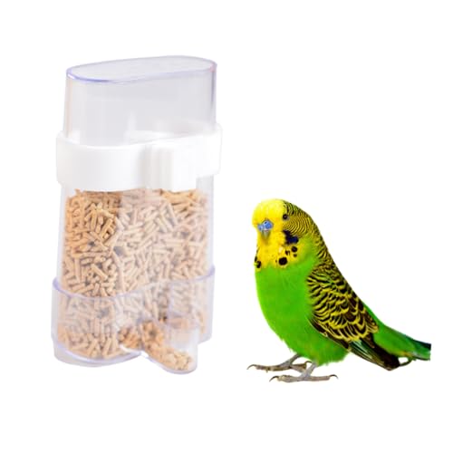 IMIKEYA Vogelfutterbecher Abnehmbarer Futternapf für Papageien und Kleintiere Einfacher Zugang für Futter zu Reinigen für Käfige und Volieren aus Robustem Material von IMIKEYA