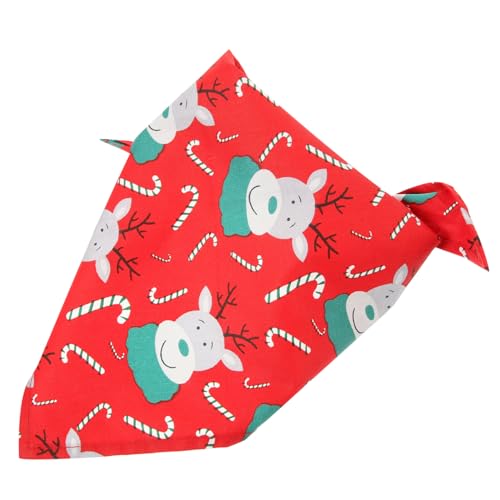 IMIKEYA Weihnachtliches Hundehalsband Aus Atmungsaktives Waschbares Halstuch Für Katzen Mit Festlichem Rentierdesign Für Haustierkostüme Und Feiertagsfeiern IMIKEYA Weihnachtliches Hundehalsband Aus Atmungsaktives Waschbares Halstuch Für Katzen Mit Festlichem Rentierdesign Für Haustierkostüme Und Feiertagsfeiern von IMIKEYA