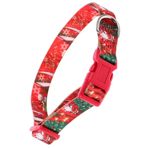 IMIKEYA Weihnachtliches Hundehalsband Für Kleine Verstellbar Und Bequem Dickes Und Design Festlichem Für Feiertage von IMIKEYA