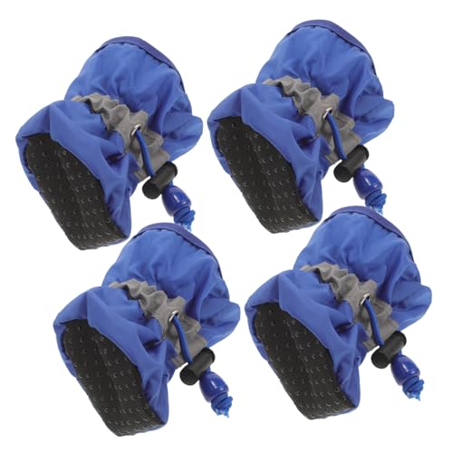 IMIKEYA rutschfeste Hundeschuhe Für Welpen - 4er Set Pfotenschutz in Größe XS - Ideal Für Und Schutz Vor Scharfen Oberflächen Farbe Blau IMIKEYA rutschfeste Hundeschuhe Für Welpen - 4er Set Pfotenschutz in Größe XS - Ideal Für Und Schutz Vor Scharfen Oberflächen Farbe Blau von IMIKEYA