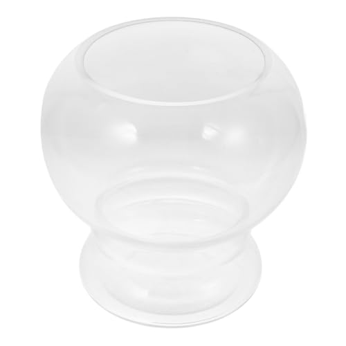 IMIKEYA transparentes Aquarium Kleiner Fischtank Goldfischglas aus Glas Blasenschale aus Glas Mini-Aquarium Wohnkultur Tischfischbecken Rundes Goldfischglas Glasaquarium IMIKEYA transparentes Aquarium Kleiner Fischtank Goldfischglas aus Glas Blasenschale aus Glas Mini-Aquarium Wohnkultur Tischfischbecken Rundes Goldfischglas Glasaquarium von IMIKEYA