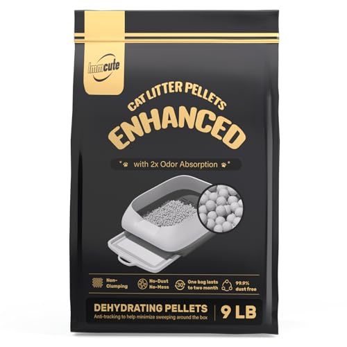 Verbesserte Katzenstreu-Pellets, 4,1 kg, langanhaltende Geruchskontrolle, generische Katzentoiletten-Nachfüllpackungen, exklusiv für zweilagige Katzentoiletten-Systeme, Zeolith, nicht kletterbar Verbesserte Katzenstreu-Pellets, 4,1 kg, langanhaltende Geruchskontrolle, generische Katzentoiletten-Nachfüllpackungen, exklusiv für zweilagige Katzentoiletten-Systeme, Zeolith, nicht kletterbar von IMMCUTE
