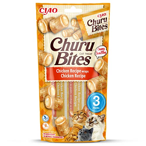 Churu Cat Snack Bites Huhn 3x10g von INABA