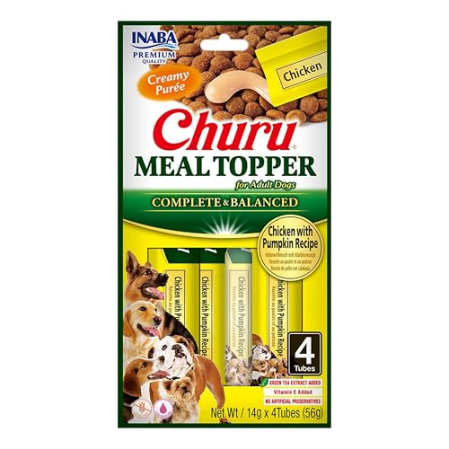 INABA - Hundefutter mit 33,1% Huhn, 1,8% Kürbis, Hühnerextrakt (1,6%), Tapioka, Hefeextrakt, Calciumcarbonat, Kaliumchlorid & Mineralien - gesunde Mahlzeit für Hunde von INABA