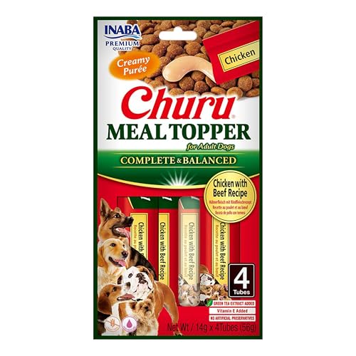 INABA - Hundefutter mit 33,1% Huhn, 1,8% Rindfleisch, Hühnerextrakt (1,6%), Tapioka, Hefeextrakt, Calciumcarbonat, Kaliumchlorid & Mineralien - nährstoffreiche Mahlzeit für Hunde von INABA