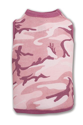 ColdWoof Haustier-Thermobekleidung, Größe S, Pink Camouflage von INDERA