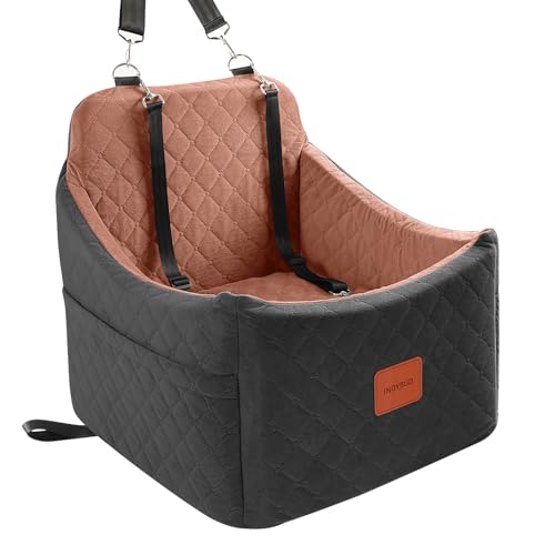 INDYBUD Hunde-Autositz für Hunde bis zu 17,2 kg, Sicherheits-Autositze für Hunde mit rutschfester Unterseite, praktisches Reise-Booster-Hundebett mit 2 Aufbewahrungstaschen, einfach zu installieren INDYBUD Hunde-Autositz für Hunde bis zu 17,2 kg, Sicherheits-Autositze für Hunde mit rutschfester Unterseite, praktisches Reise-Booster-Hundebett mit 2 Aufbewahrungstaschen, einfach zu installieren von INDYBUD