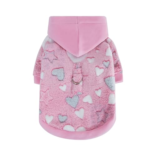 INGSIST Hunde-Einteiler für den Valentinstag, rosa Sweat-Herz-Outfit, Kleidung, für Damen, Mädchen, kleine und mittelgroße Hunde INGSIST Hunde-Einteiler für den Valentinstag, rosa Sweat-Herz-Outfit, Kleidung, für Damen, Mädchen, kleine und mittelgroße Hunde von INGSIST
