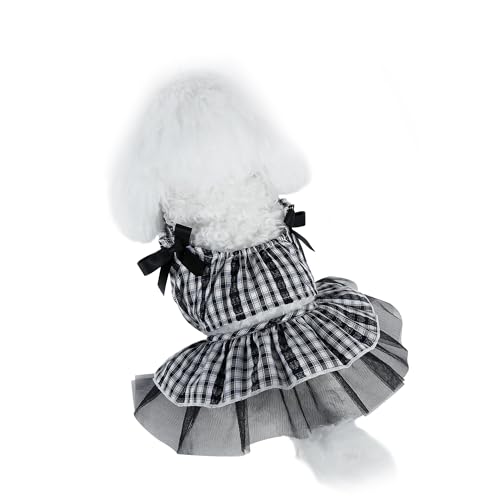 INGSIST Hunde-Outfit, für kleine und mittelgroße Hunde, für Geburtstag, Urlaub, Party, Größe XS, S, M, L, XL, Schwarz INGSIST Hunde-Outfit, für kleine und mittelgroße Hunde, für Geburtstag, Urlaub, Party, Größe XS, S, M, L, XL, Schwarz von INGSIST