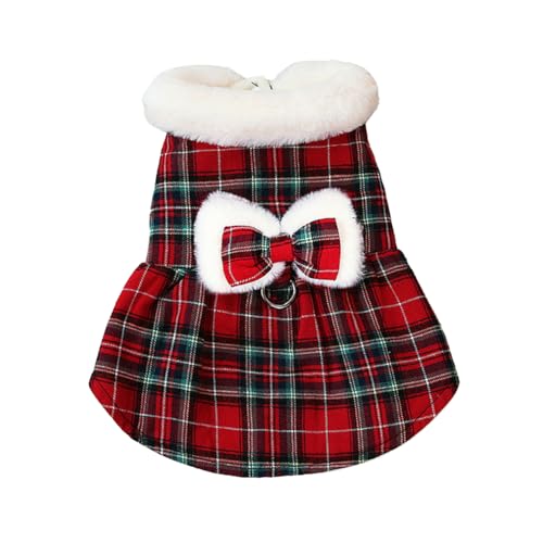 INGSIST Hunde-Outfit für Weihnachten, Winter, warm, für kleine Hunde, kariert, Geburtstag, Urlaub INGSIST Hunde-Outfit für Weihnachten, Winter, warm, für kleine Hunde, kariert, Geburtstag, Urlaub von INGSIST