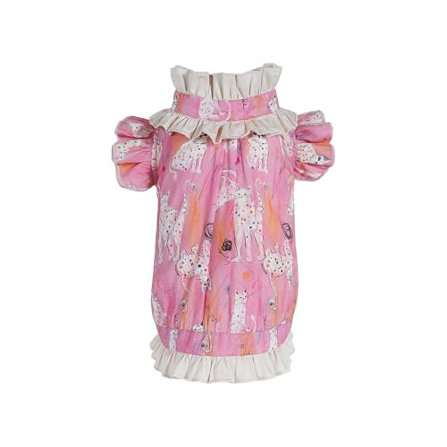 INGSIST Hunde-Outfit mit Rüschen, für Mädchen, kleine Welpen, Geburtstagskleidung, Größe XS, S, M, L, XL INGSIST Hunde-Outfit mit Rüschen, für Mädchen, kleine Welpen, Geburtstagskleidung, Größe XS, S, M, L, XL von INGSIST