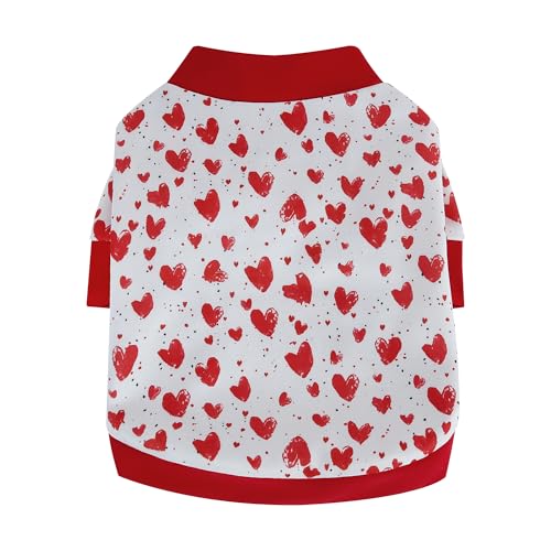 INGSIST Hunde-Sweatshirt, Herzmotiv, Rot, für Damen, Mädchen, kleine Welpen, Geburtstag, Sweatshirts, Größe XS, S, M, L, XL INGSIST Hunde-Sweatshirt, Herzmotiv, Rot, für Damen, Mädchen, kleine Welpen, Geburtstag, Sweatshirts, Größe XS, S, M, L, XL von INGSIST