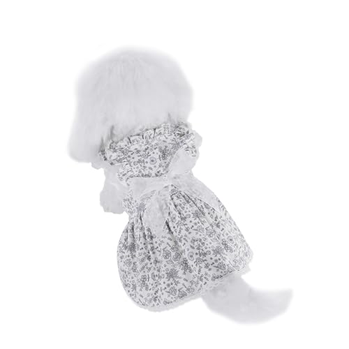 INGSIST Kleine mittelgroße Hunde-Blumenspitzenkleidung für Mädchen, weiblich, Haustier, Blumenmuster, Geburtstagskleid, Urlaubskleid, Größe XS, S, M, L, XL INGSIST Kleine mittelgroße Hunde-Blumenspitzenkleidung für Mädchen, weiblich, Haustier, Blumenmuster, Geburtstagskleid, Urlaubskleid, Größe XS, S, M, L, XL von INGSIST