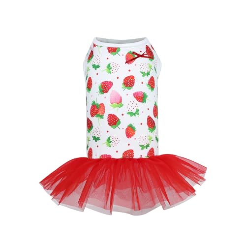 INGSIST Valentinstags-Outfit für kleine und mittelgroße Hunde, Größe XS, S, M, L, XL, Mädchen, Hündinnen, Haustier, Geburtstags- und Urlaubskleid INGSIST Valentinstags-Outfit für kleine und mittelgroße Hunde, Größe XS, S, M, L, XL, Mädchen, Hündinnen, Haustier, Geburtstags- und Urlaubskleid von INGSIST