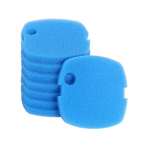 INGVIEE 8 Stück Kompatibel Blau Grob Filterschwamm für Sunsun HW 302/505A von INGVIEE