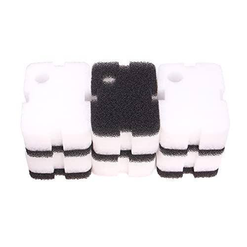 INGVIEE Ersatz-Filterschaum-Bio-Floss-Set, kompatibel mit Cascade 500 GPH Kanisterfilter (12 x Floss Pad, 6 x Bio-Schwamm) von INGVIEE